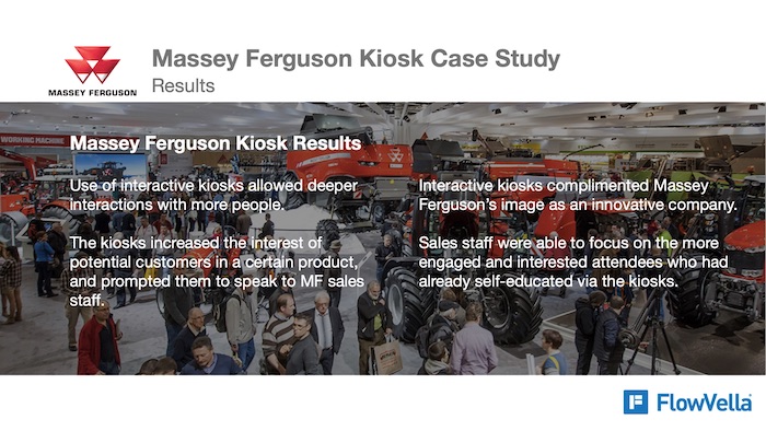 iPad Kiosk Case Study – Massey Ferguson Uses Flowvella for Success