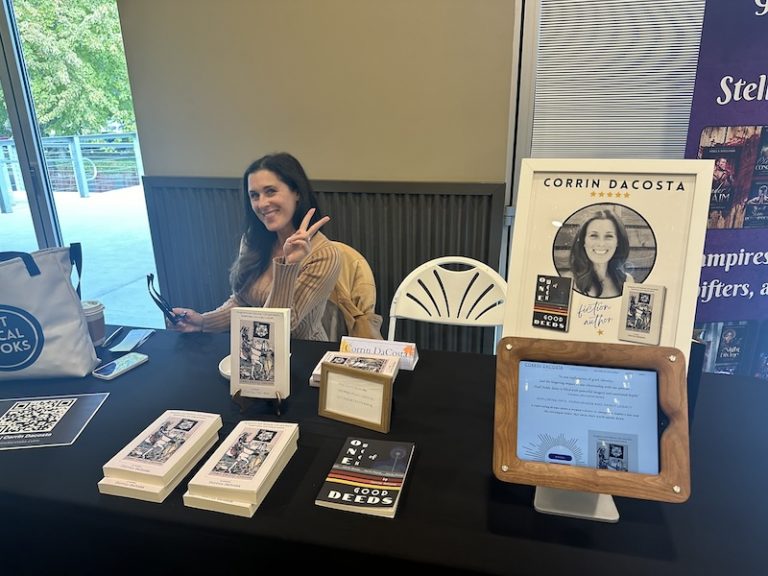 Using an iPad Kiosk at a Book Fair